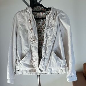 ROXY hooded Corduroy Jacket with toggle detail